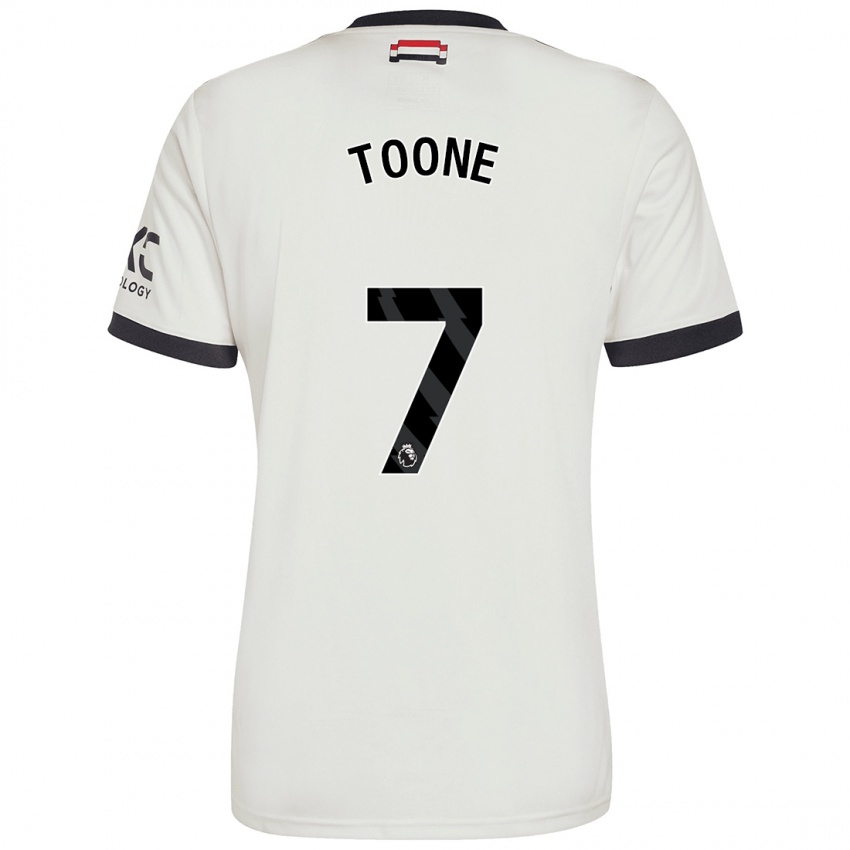 Hombre Camiseta Ella Toone #7 Blanquecino Equipación Tercera 2024/25 La Camisa Chile