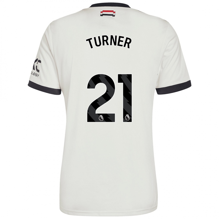 Hombre Camiseta Millie Turner #21 Blanquecino Equipación Tercera 2024/25 La Camisa Chile