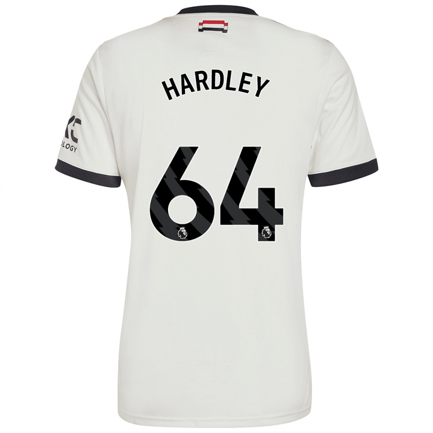 Hombre Camiseta Bjorn Hardley #64 Blanquecino Equipación Tercera 2024/25 La Camisa Chile