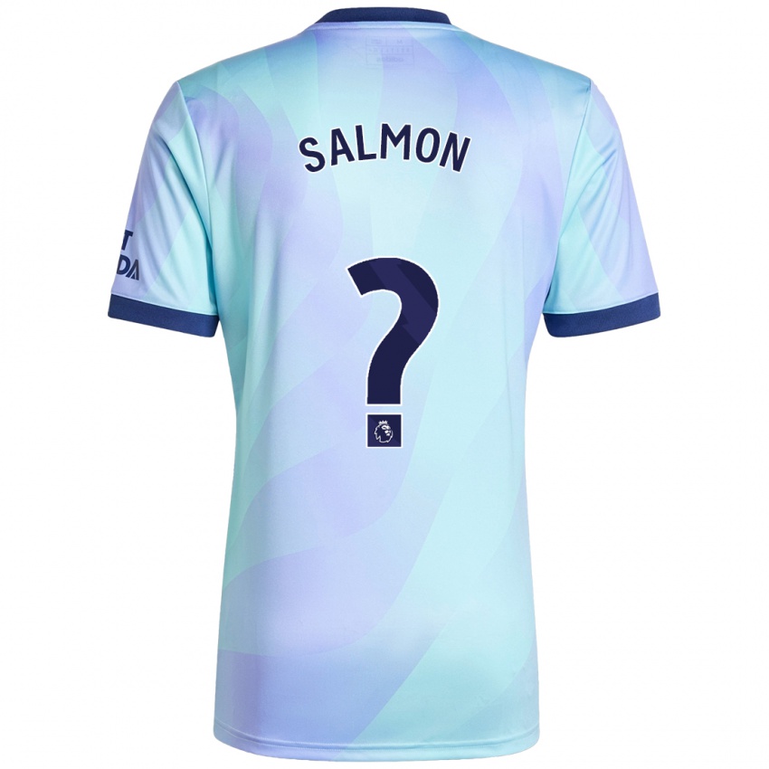 Hombre Camiseta Marli Salmon #0 Agua Equipación Tercera 2024/25 La Camisa Chile