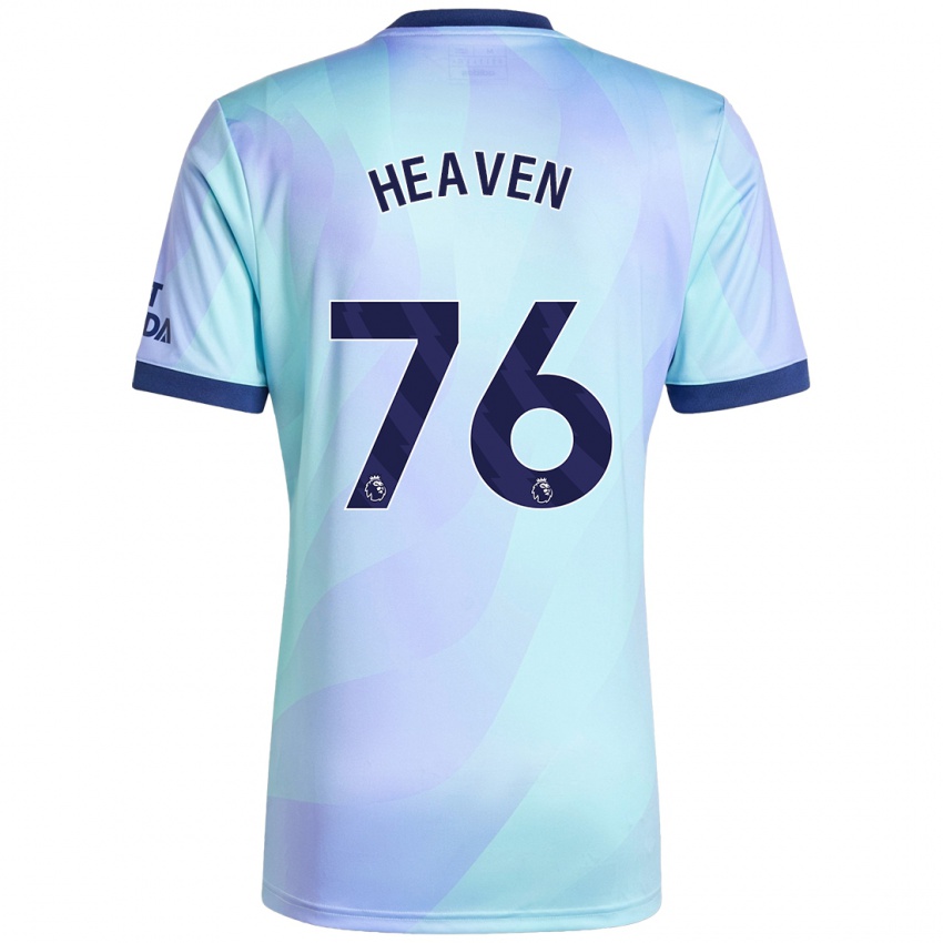 Hombre Camiseta Ayden Heaven #76 Agua Equipación Tercera 2024/25 La Camisa Chile