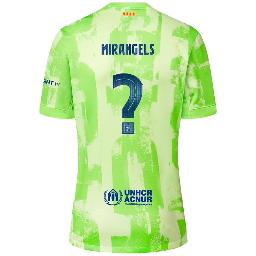 Hombre Camiseta Xavi Miràngels #0 Lima Equipación Tercera 2024/25 La Camisa Chile