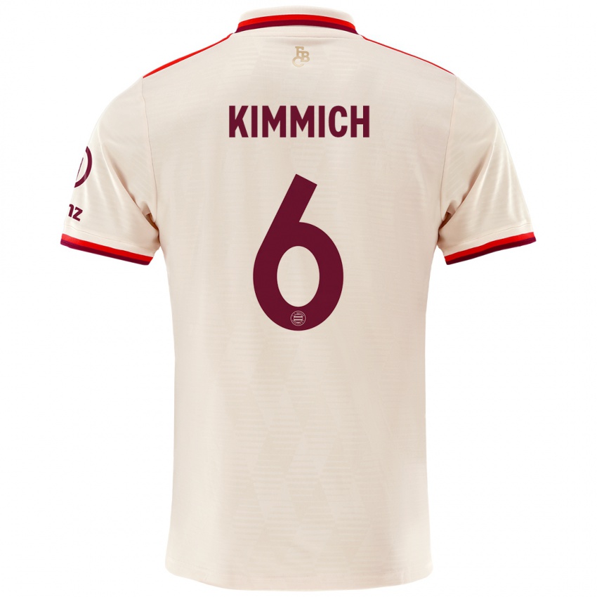 Hombre Camiseta Joshua Kimmich #6 Lino Equipación Tercera 2024/25 La Camisa Chile