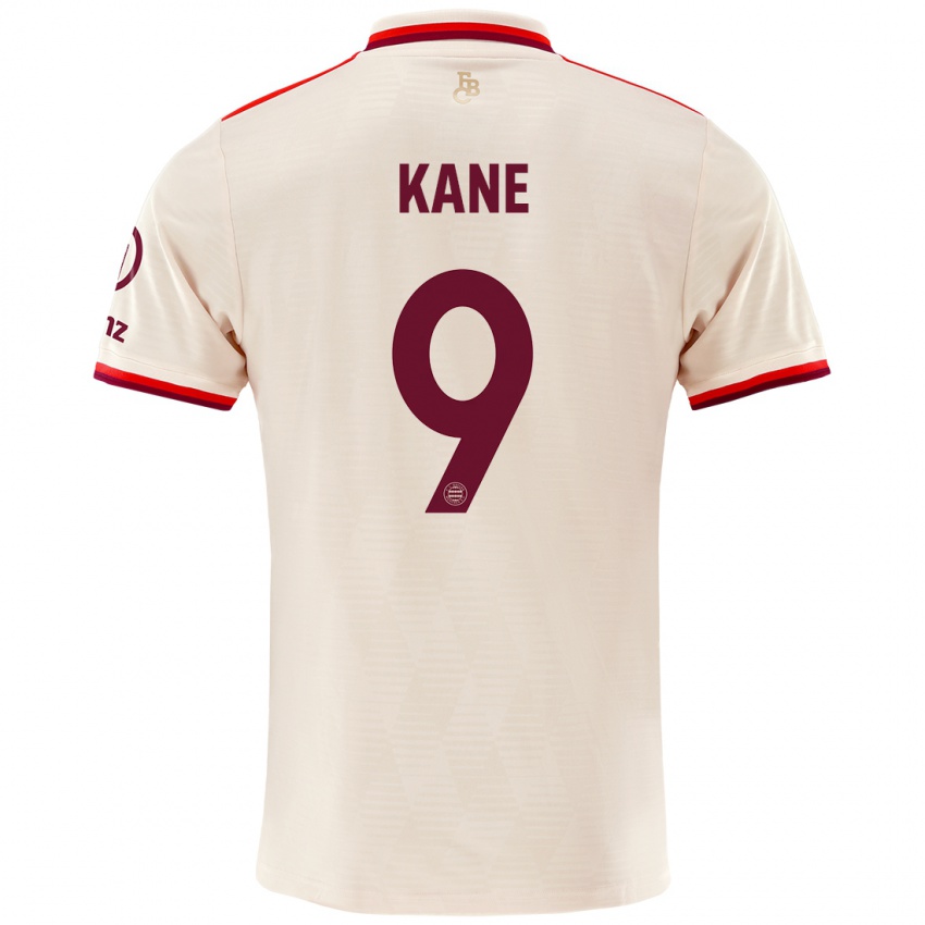 Hombre Camiseta Harry Kane #9 Lino Equipación Tercera 2024/25 La Camisa Chile