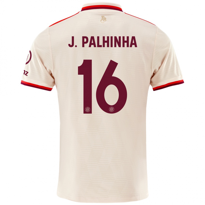 Hombre Camiseta João Palhinha #16 Lino Equipación Tercera 2024/25 La Camisa Chile