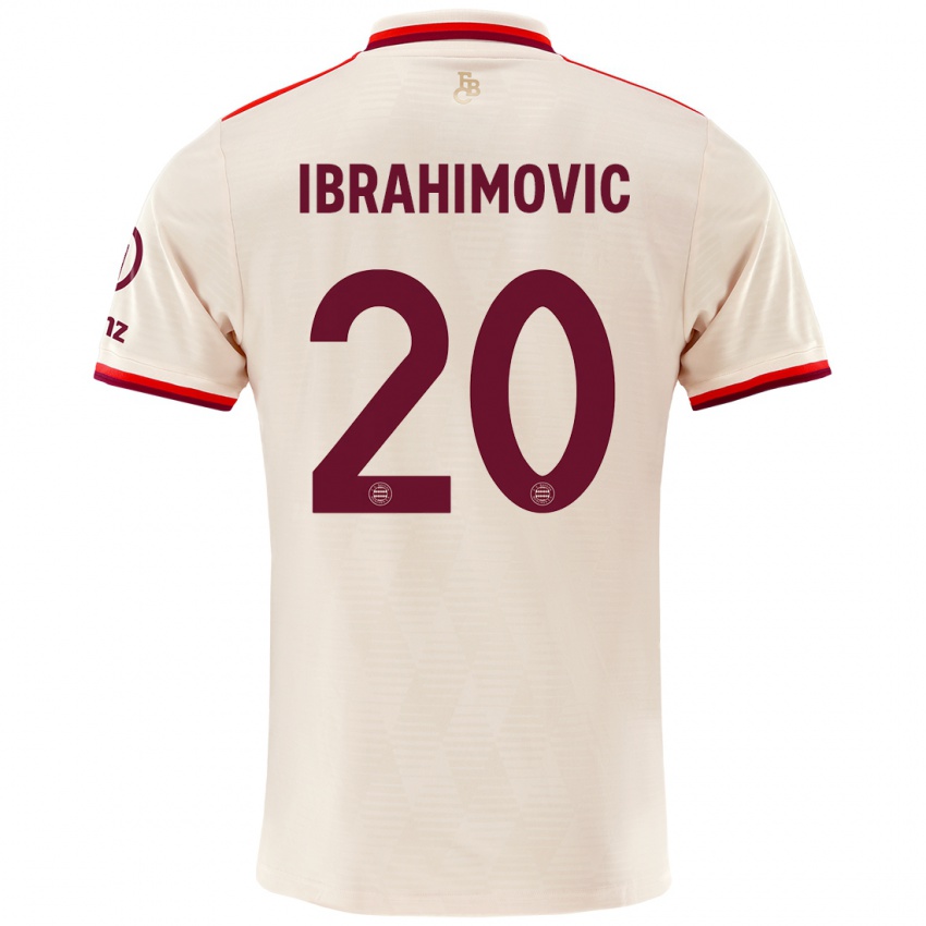 Hombre Camiseta Arijon Ibrahimovic #20 Lino Equipación Tercera 2024/25 La Camisa Chile