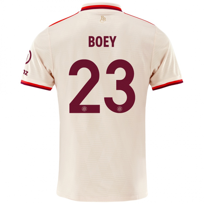 Hombre Camiseta Sacha Boey #23 Lino Equipación Tercera 2024/25 La Camisa Chile