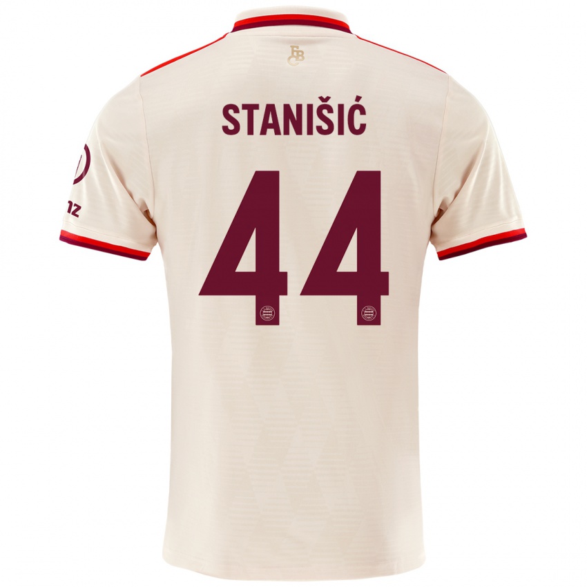 Hombre Camiseta Josip Stanisic #44 Lino Equipación Tercera 2024/25 La Camisa Chile