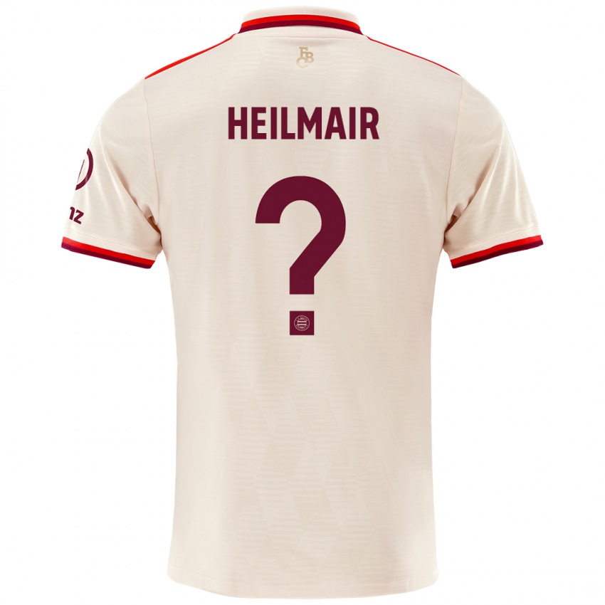 Hombre Camiseta Hannes Heilmair #0 Lino Equipación Tercera 2024/25 La Camisa Chile