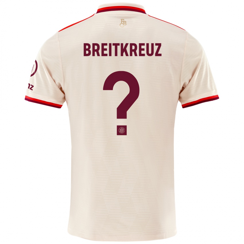 Hombre Camiseta Steve Breitkreuz #0 Lino Equipación Tercera 2024/25 La Camisa Chile