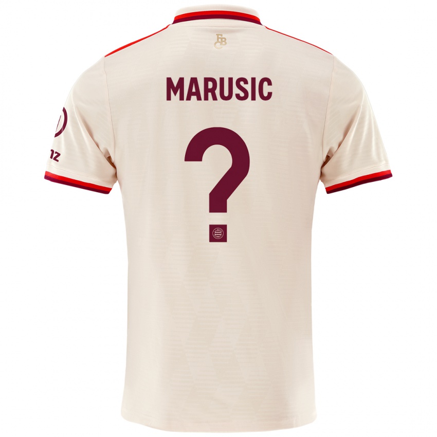 Hombre Camiseta Gabriel Marusic #0 Lino Equipación Tercera 2024/25 La Camisa Chile