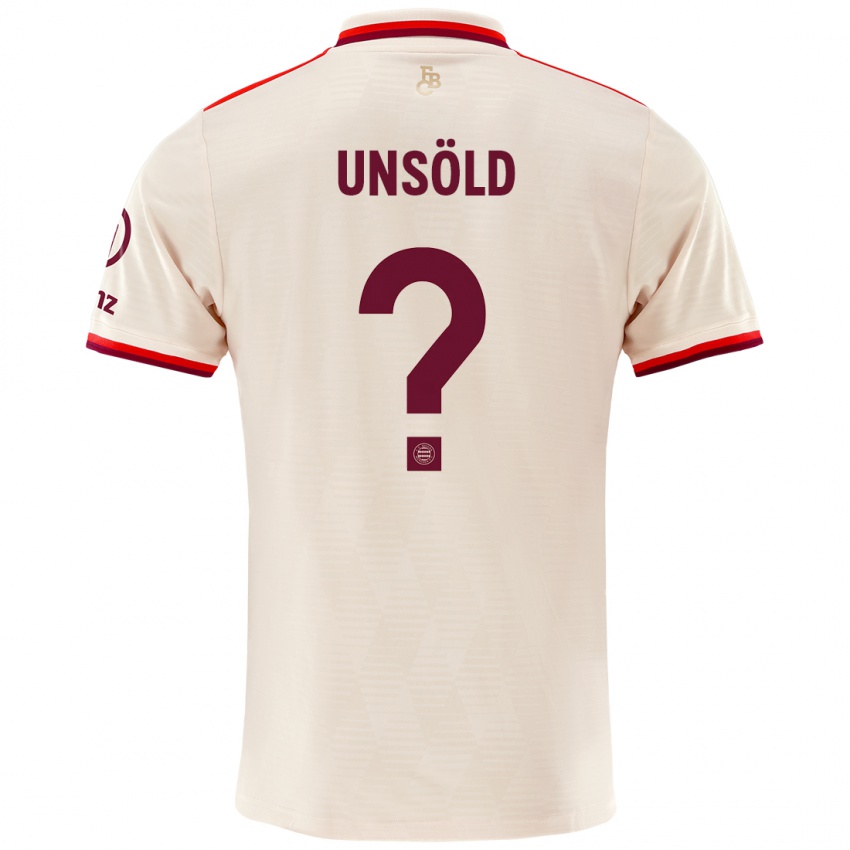 Hombre Camiseta Samuel Unsöld #0 Lino Equipación Tercera 2024/25 La Camisa Chile