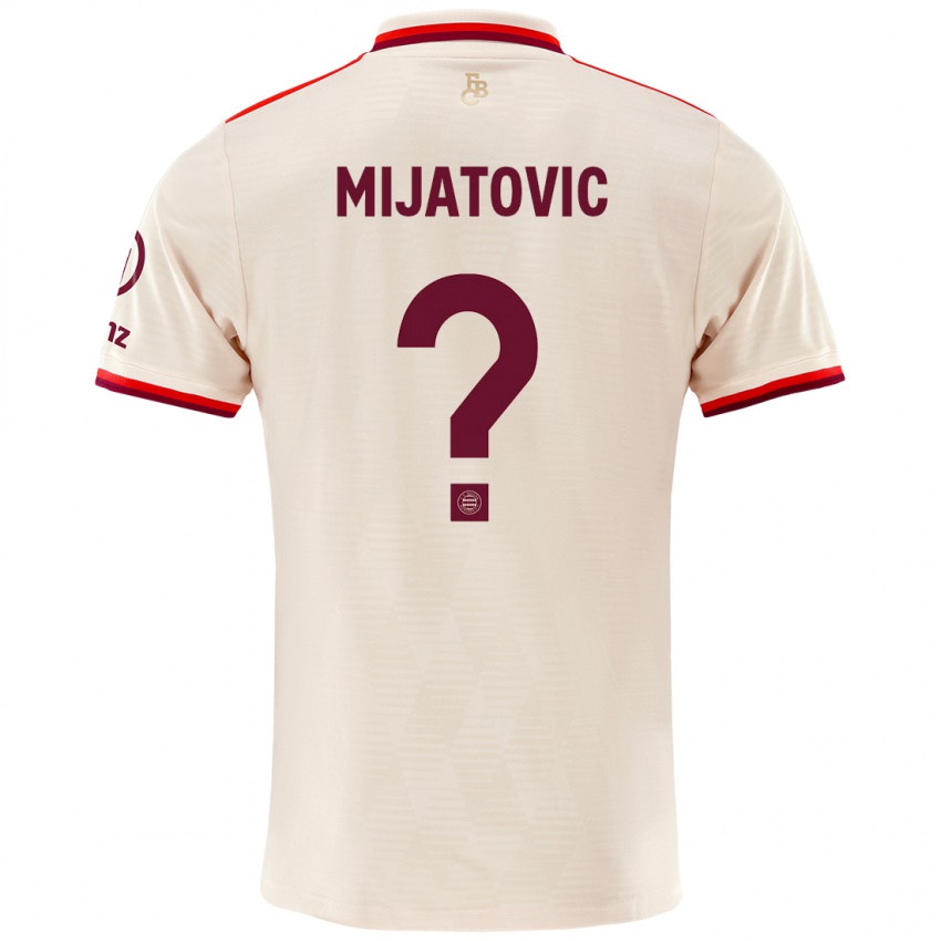 Hombre Camiseta Roko Mijatovic #0 Lino Equipación Tercera 2024/25 La Camisa Chile