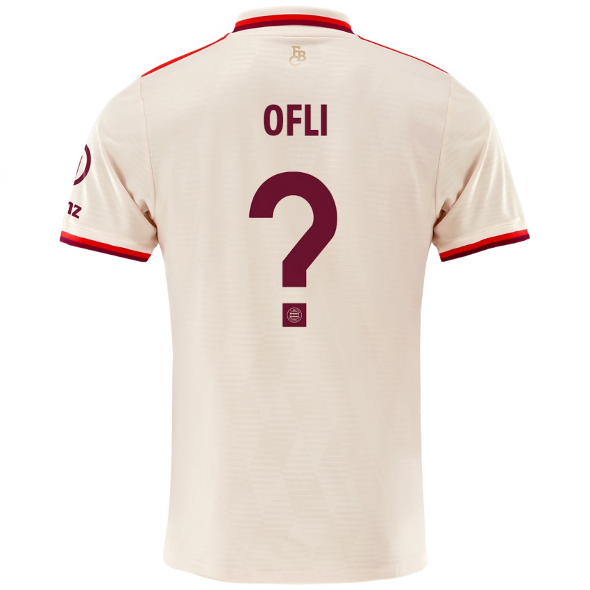 Hombre Camiseta Deniz Ofli #0 Lino Equipación Tercera 2024/25 La Camisa Chile