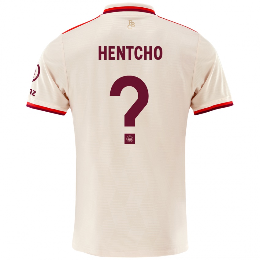 Hombre Camiseta Aristide Hentcho #0 Lino Equipación Tercera 2024/25 La Camisa Chile