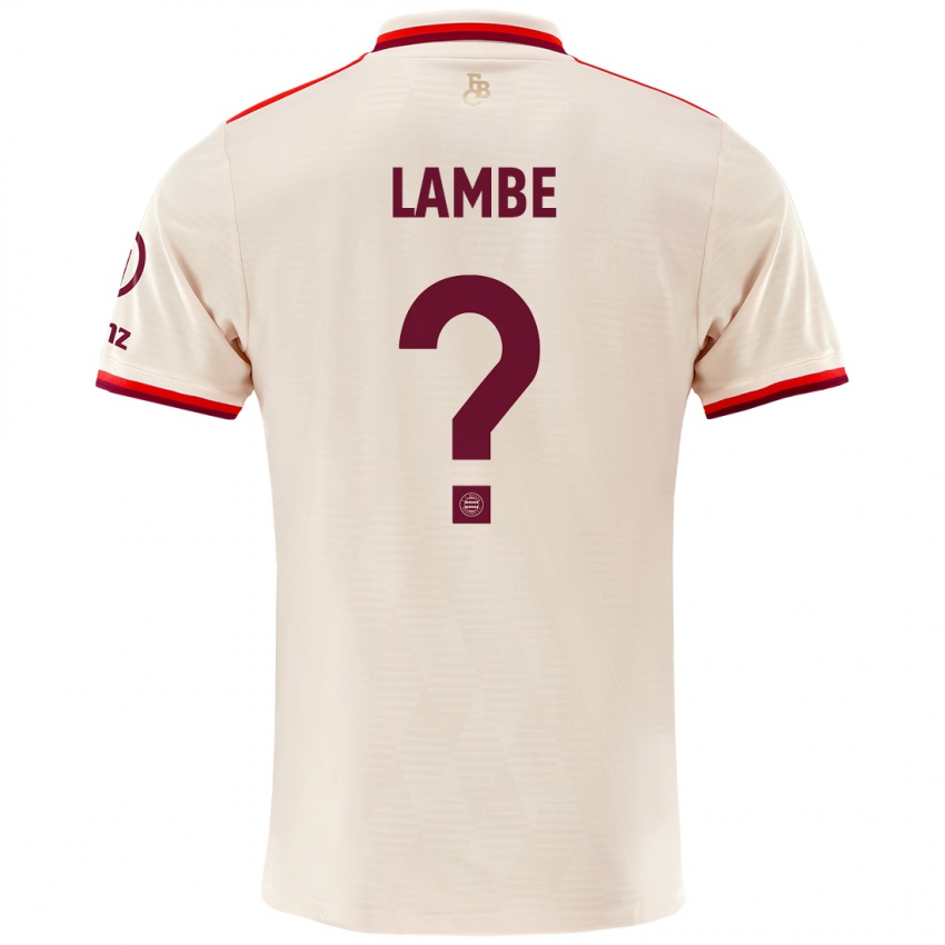 Hombre Camiseta Allen Lambe #0 Lino Equipación Tercera 2024/25 La Camisa Chile