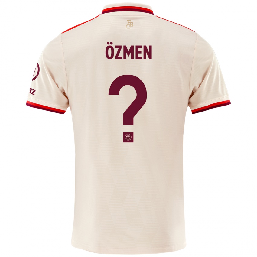 Hombre Camiseta Baran Özmen #0 Lino Equipación Tercera 2024/25 La Camisa Chile