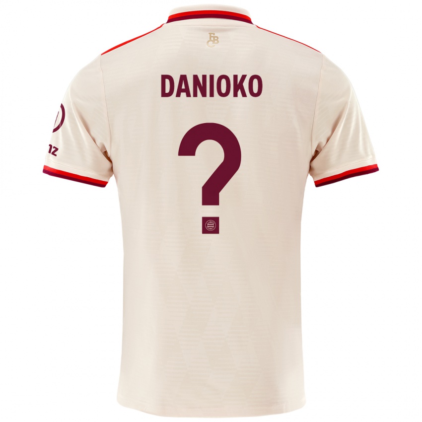 Hombre Camiseta Leeron Danioko #0 Lino Equipación Tercera 2024/25 La Camisa Chile