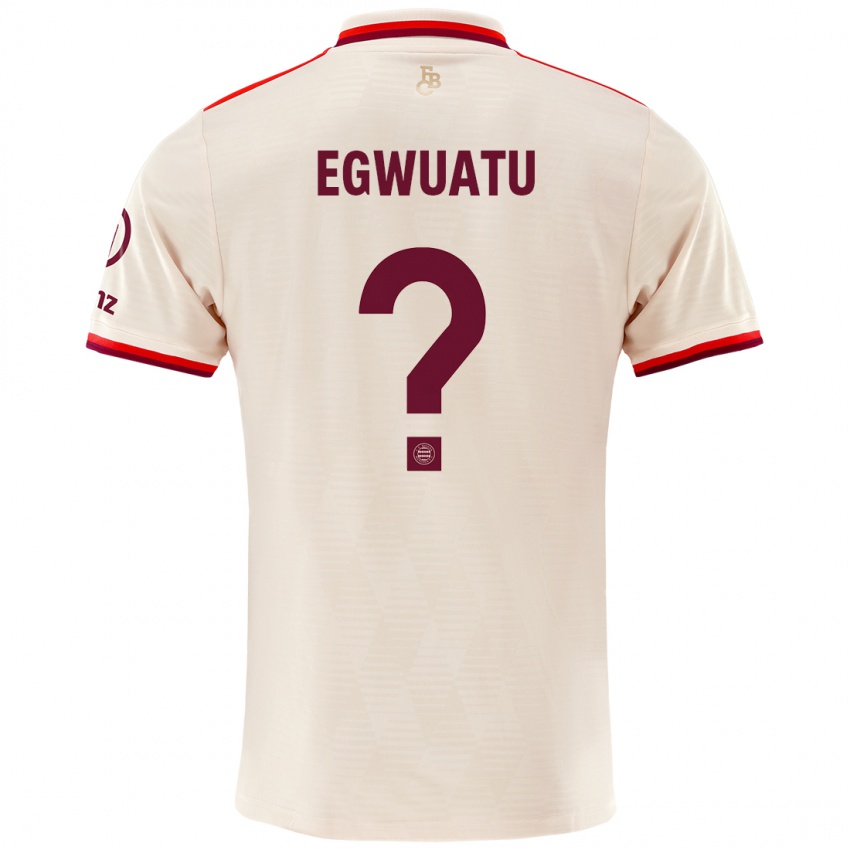 Hombre Camiseta Frank Egwuatu #0 Lino Equipación Tercera 2024/25 La Camisa Chile