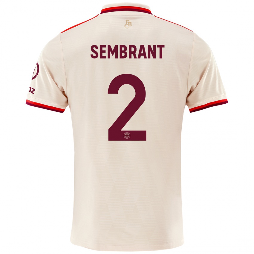 Hombre Camiseta Linda Sembrant #2 Lino Equipación Tercera 2024/25 La Camisa Chile