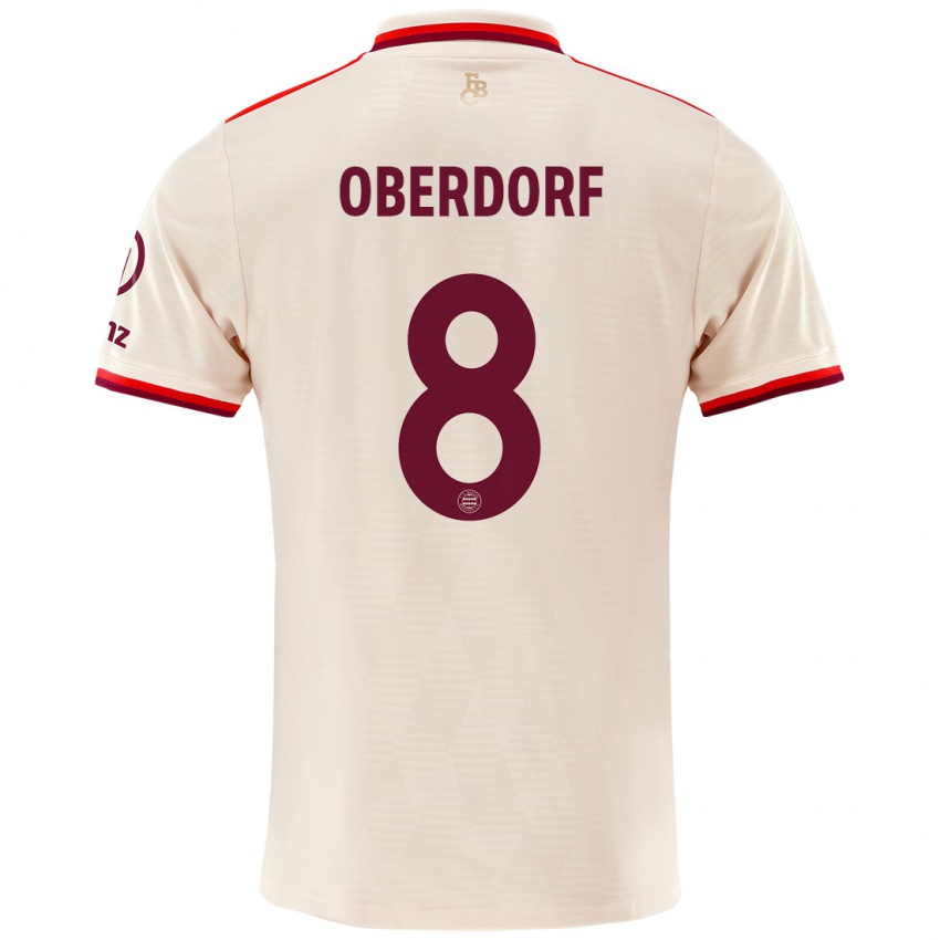 Hombre Camiseta Lena Oberdorf #8 Lino Equipación Tercera 2024/25 La Camisa Chile