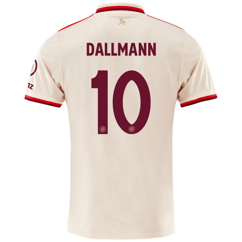 Hombre Camiseta Linda Dallmann #10 Lino Equipación Tercera 2024/25 La Camisa Chile