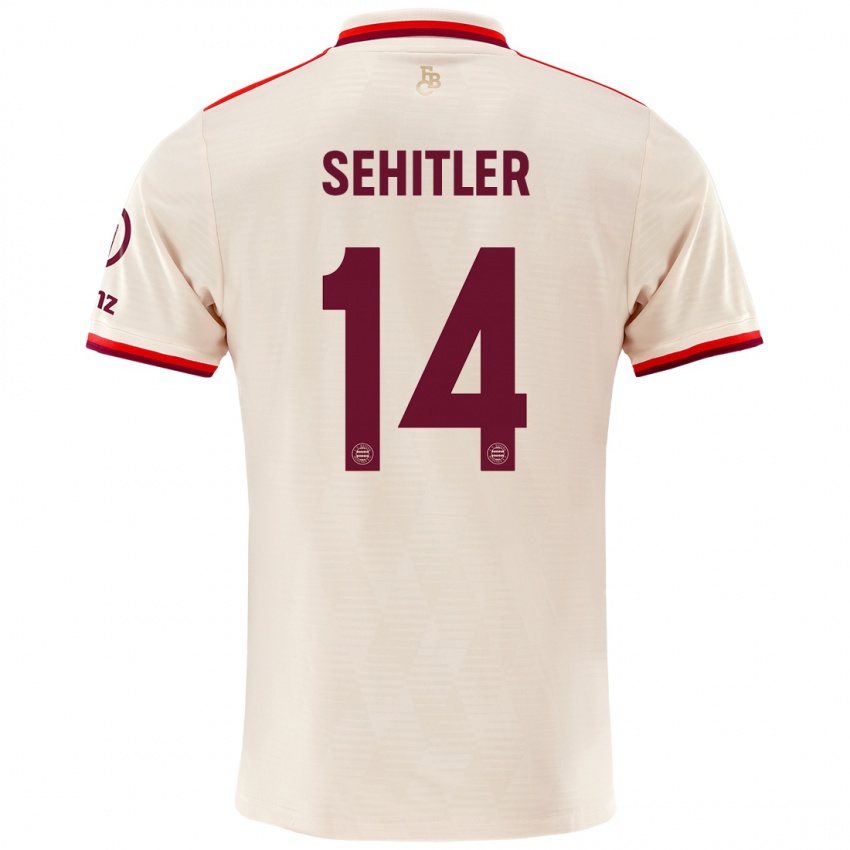 Hombre Camiseta Alara Şehitler #14 Lino Equipación Tercera 2024/25 La Camisa Chile