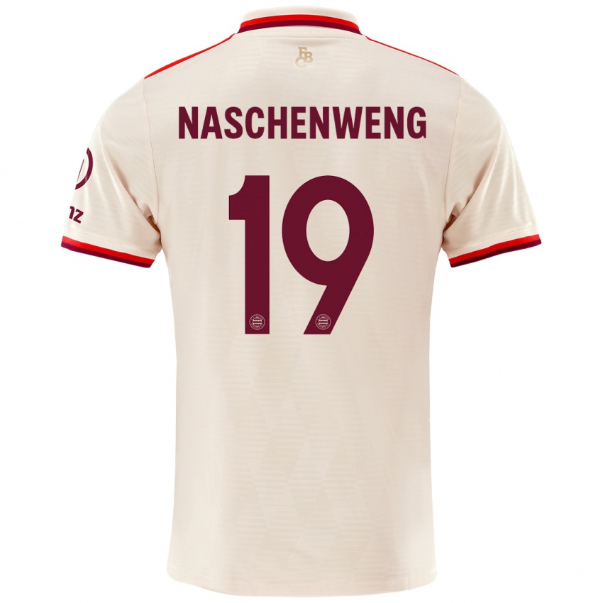 Hombre Camiseta Katharina Naschenweng #19 Lino Equipación Tercera 2024/25 La Camisa Chile