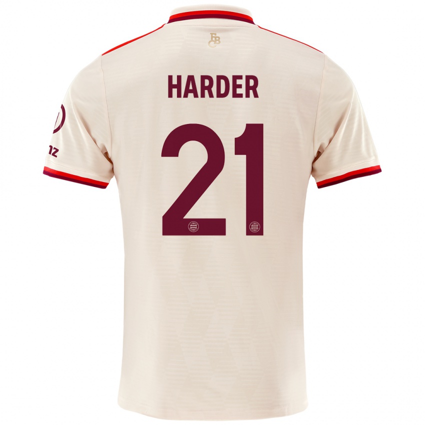 Hombre Camiseta Pernille Harder #21 Lino Equipación Tercera 2024/25 La Camisa Chile