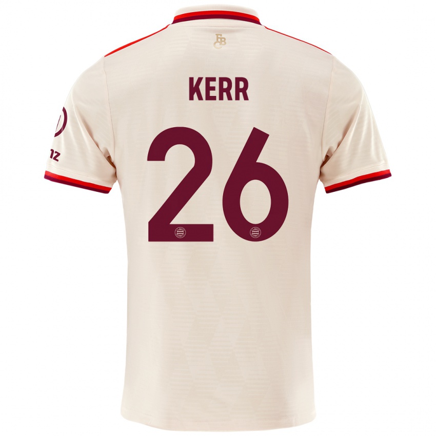 Hombre Camiseta Samantha Kerr #26 Lino Equipación Tercera 2024/25 La Camisa Chile