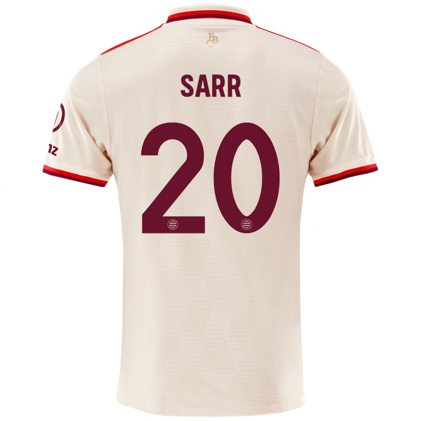 Hombre Camiseta Bouna Sarr #20 Lino Equipación Tercera 2024/25 La Camisa Chile