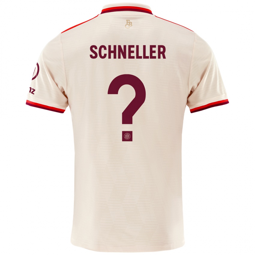 Hombre Camiseta Lukas Schneller #0 Lino Equipación Tercera 2024/25 La Camisa Chile