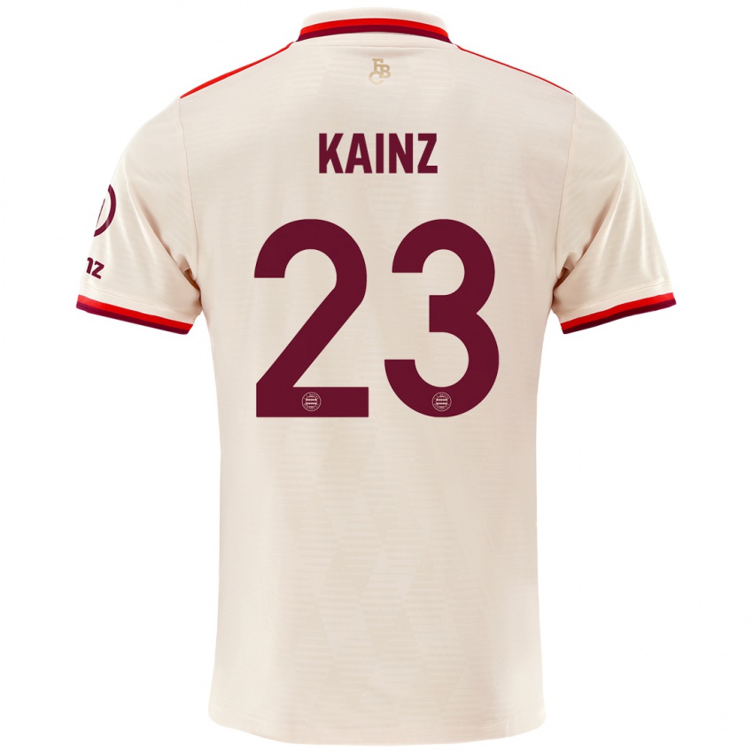 Hombre Camiseta Manuel Kainz #23 Lino Equipación Tercera 2024/25 La Camisa Chile