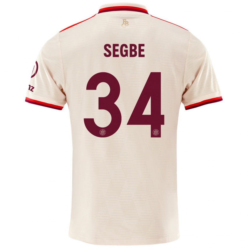 Hombre Camiseta Désiré Sègbè #34 Lino Equipación Tercera 2024/25 La Camisa Chile