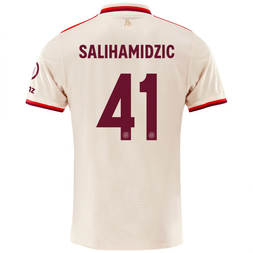 Hombre Camiseta Nick Salihamidzic #41 Lino Equipación Tercera 2024/25 La Camisa Chile