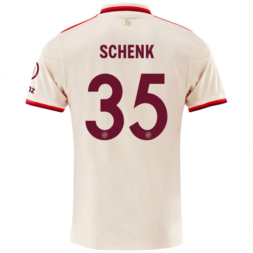 Hombre Camiseta Johannes Schenk #35 Lino Equipación Tercera 2024/25 La Camisa Chile