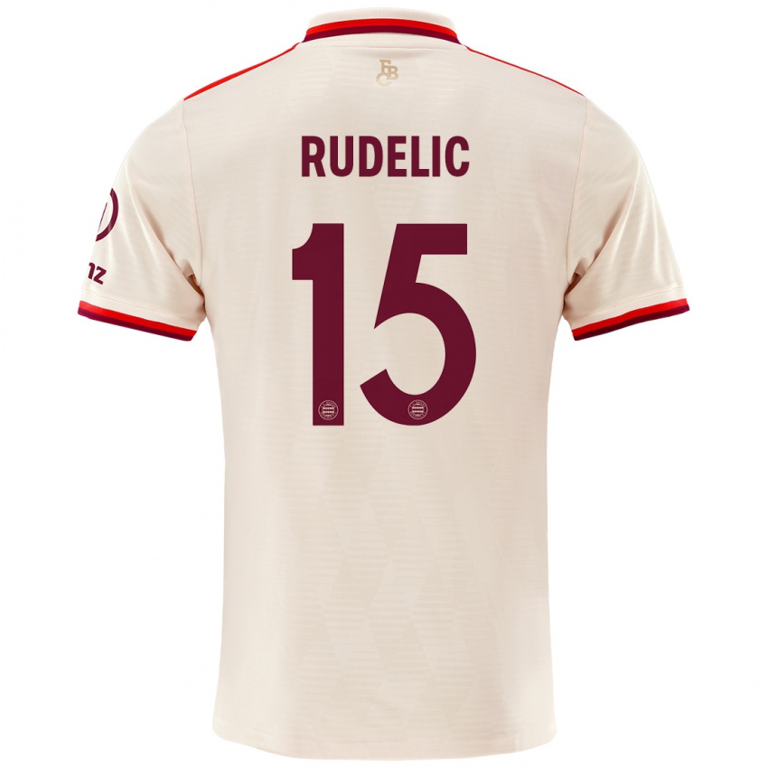 Hombre Camiseta Ivana Rudelic #15 Lino Equipación Tercera 2024/25 La Camisa Chile