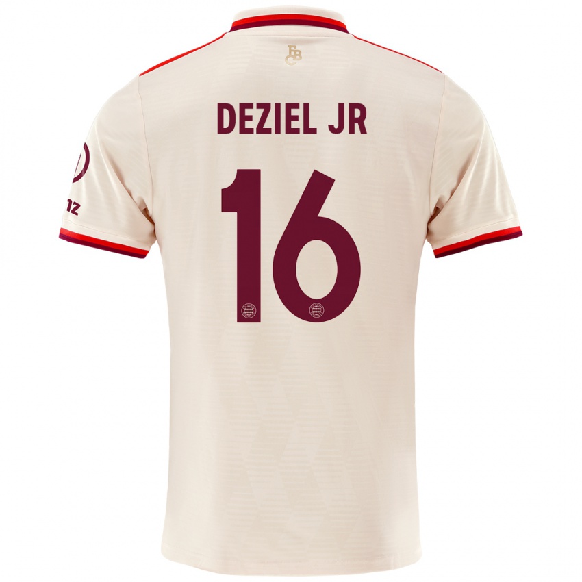 Hombre Camiseta Robert Deziel Jr #16 Lino Equipación Tercera 2024/25 La Camisa Chile