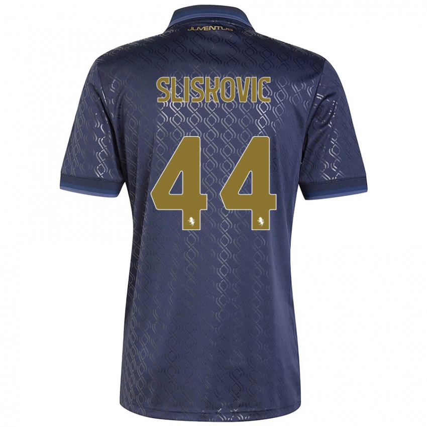 Hombre Camiseta Gloria Slišković #44 Azul Marino Equipación Tercera 2024/25 La Camisa Chile