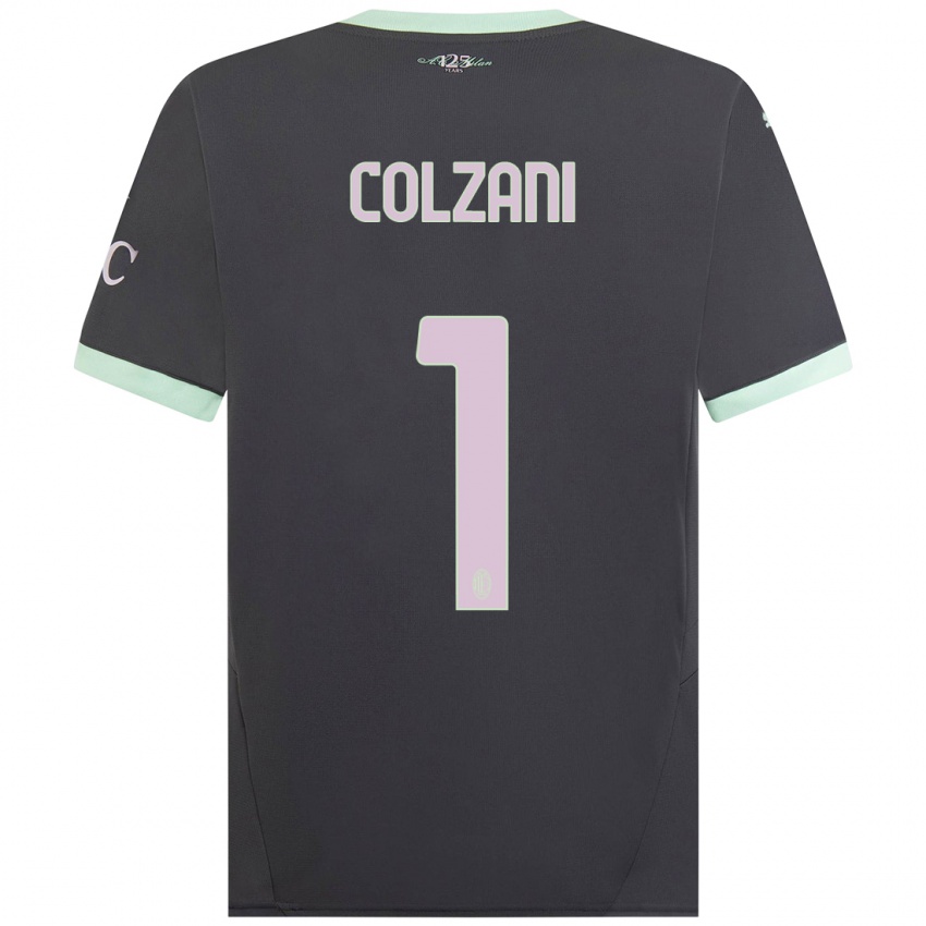 Hombre Camiseta Edoardo Colzani #1 Gris Equipación Tercera 2024/25 La Camisa Chile