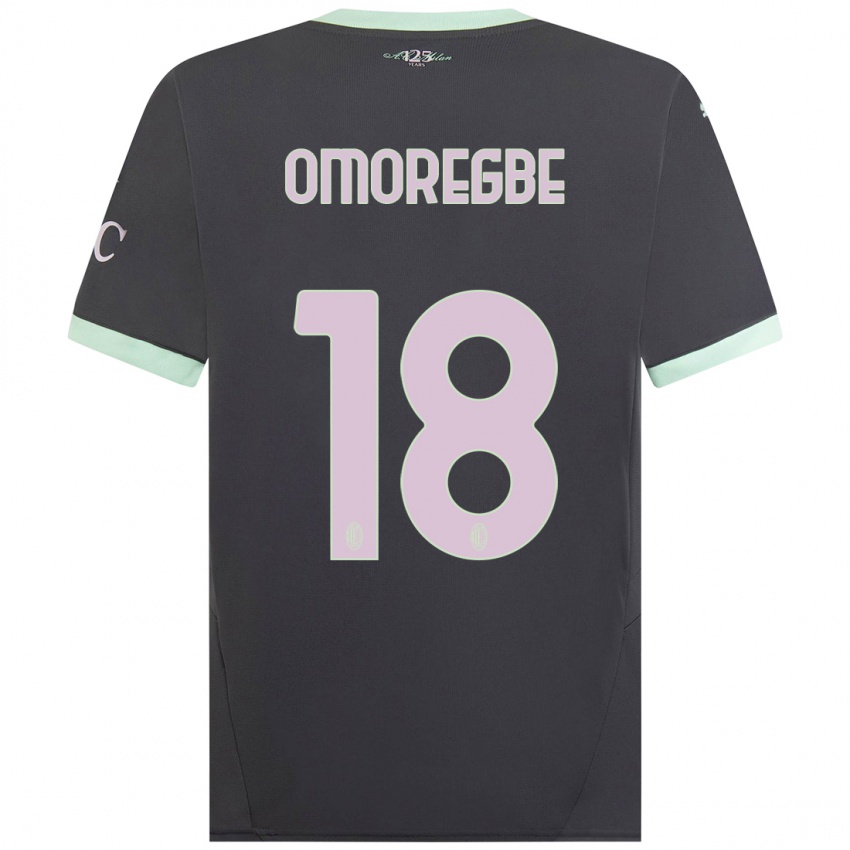 Hombre Camiseta Bob Murphy Omoregbe #18 Gris Equipación Tercera 2024/25 La Camisa Chile