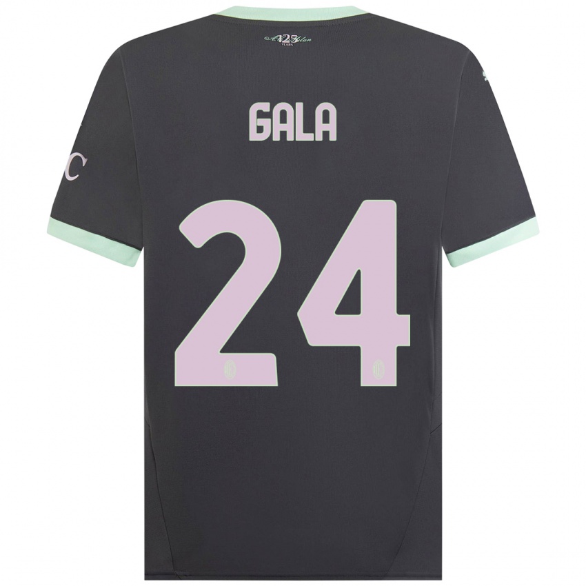 Hombre Camiseta Antonio Gala #24 Gris Equipación Tercera 2024/25 La Camisa Chile