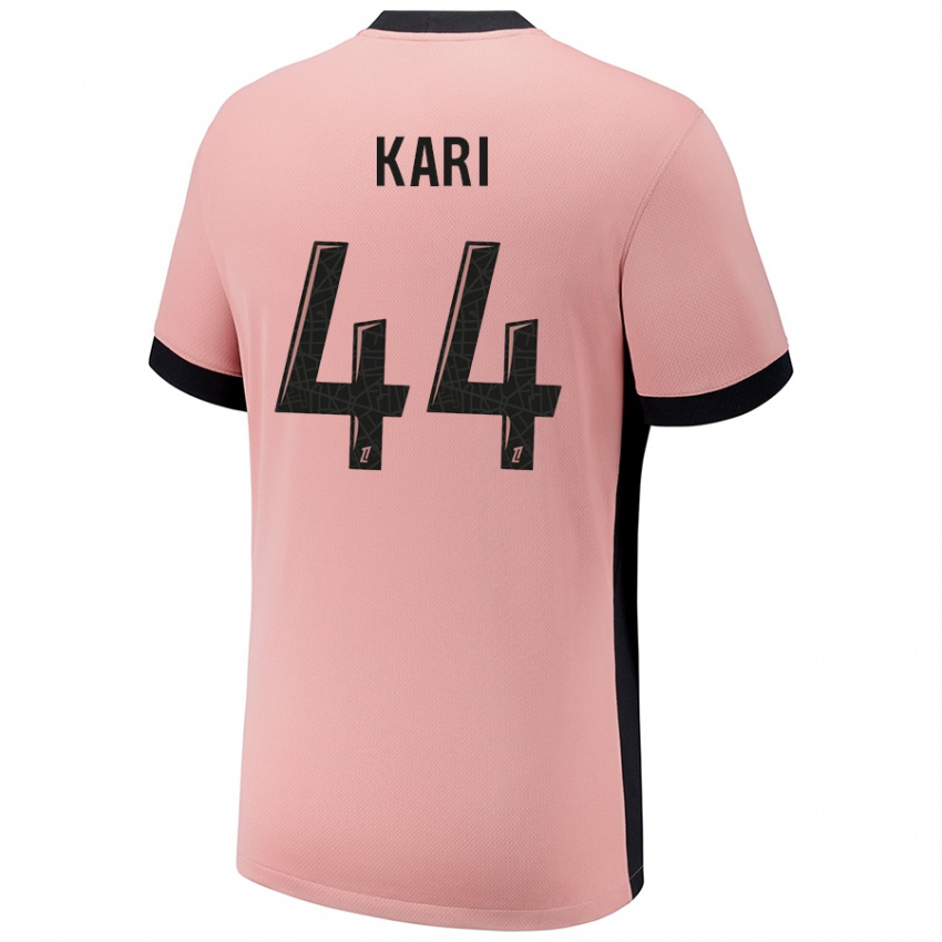 Hombre Camiseta Ayman Kari #44 Rosa Óxido Equipación Tercera 2024/25 La Camisa Chile