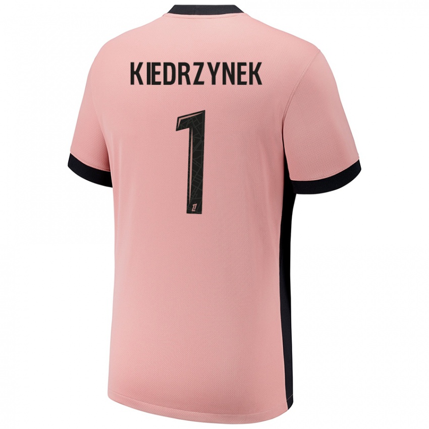 Hombre Camiseta Katarzyna Kiedrzynek #1 Rosa Óxido Equipación Tercera 2024/25 La Camisa Chile