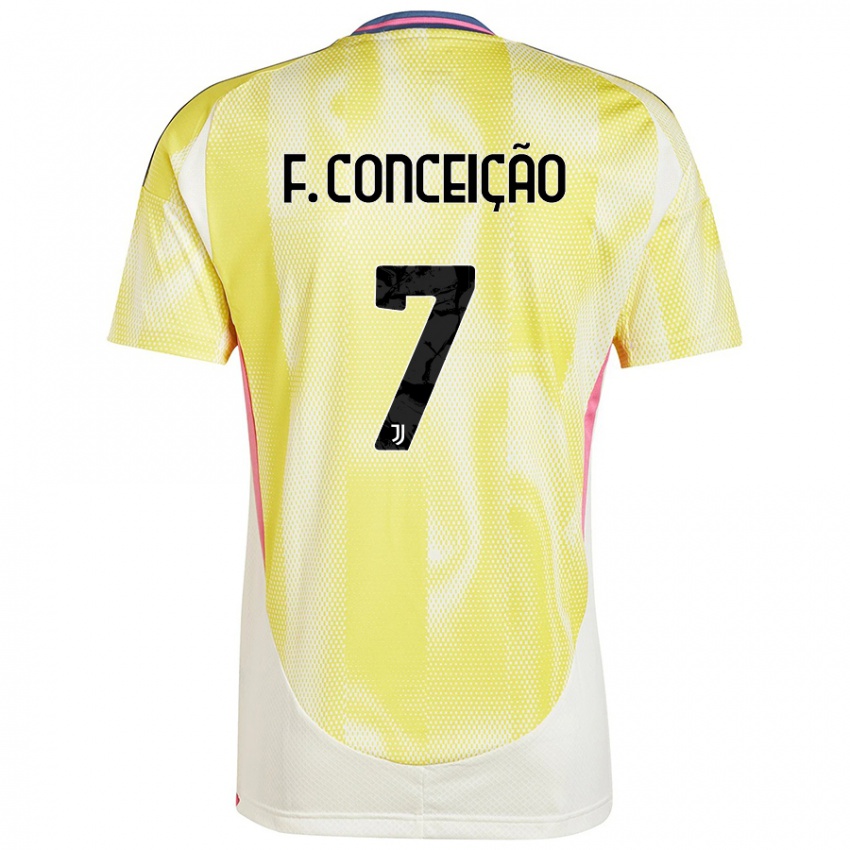 Mujer Camiseta Francisco Conceicao #7 Naranja 2ª Equipación 2024/25 La Camisa Chile