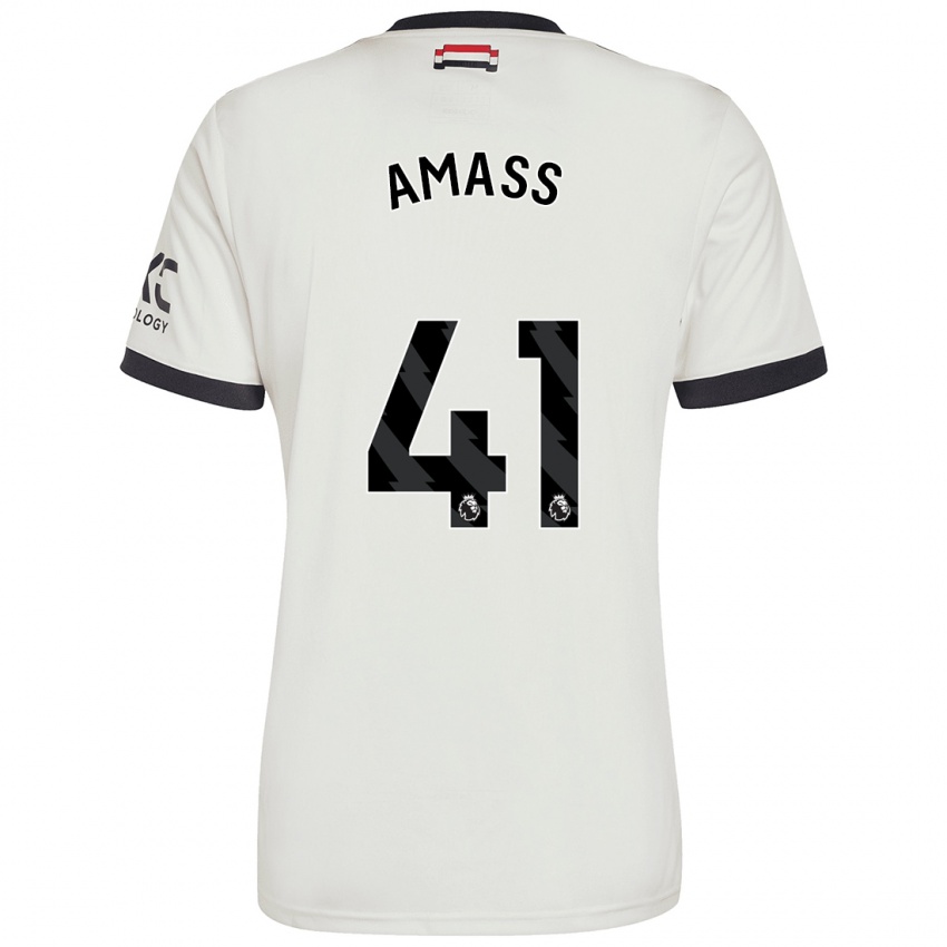 Mujer Camiseta Harry Amass #41 Blanquecino Equipación Tercera 2024/25 La Camisa Chile