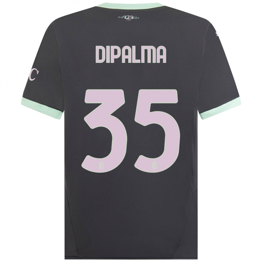 Mujer Camiseta Matteo Dipalma #35 Gris Equipación Tercera 2024/25 La Camisa Chile