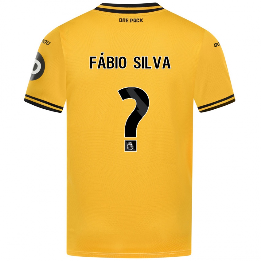 Niño Camiseta Fabio Silva #0 Amarillo 1ª Equipación 2024/25 La Camisa Chile