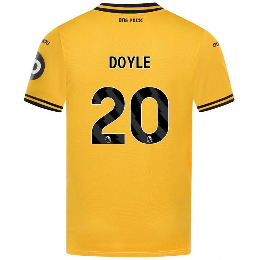 Niño Camiseta Tommy Doyle #20 Amarillo 1ª Equipación 2024/25 La Camisa Chile