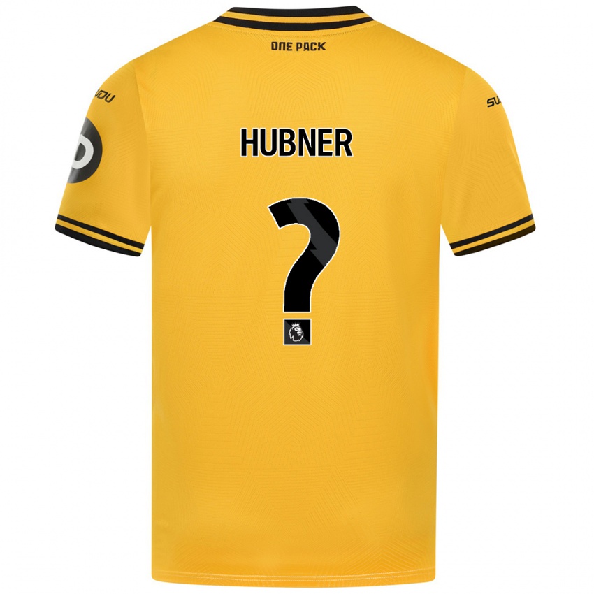 Niño Camiseta Justin Hubner #0 Amarillo 1ª Equipación 2024/25 La Camisa Chile